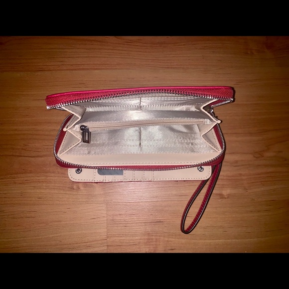 GUESS Zip Around Wallet In Color Punch - Picture 6 of 8